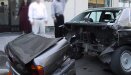 Zerteiltes Auto
